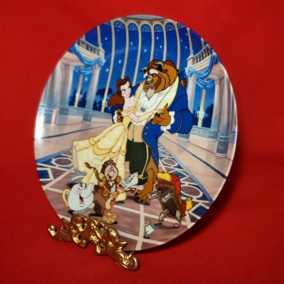 Decorative Plate Loves First Dance Disneys Beauty And The Beast Collector Plate - Picture 9 of 12